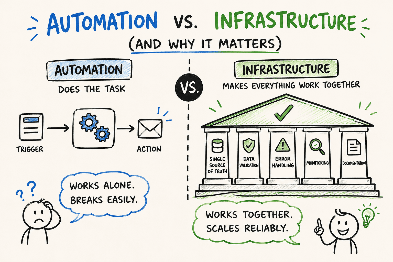 The Difference Between Automation and Infrastructure